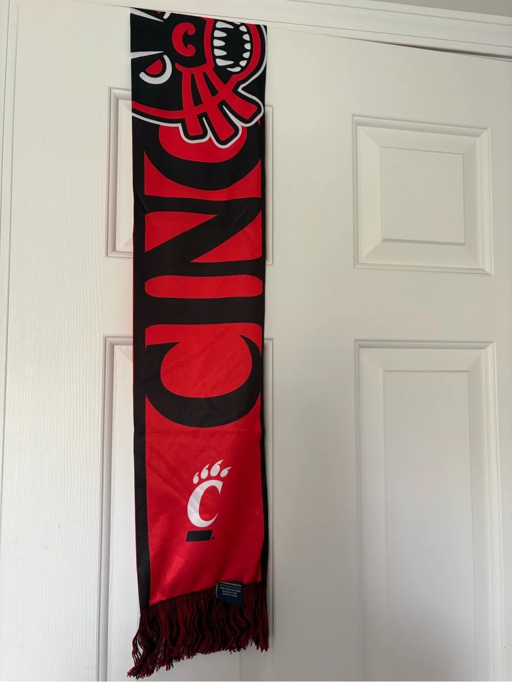 Red University of Cincinnati Soccer Scarf